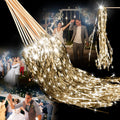 Lighted Wedding Wands 48 Pcs Champagne Streamer Wands - Festive Send