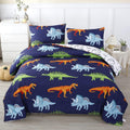 Dinosaur Comforter Set Twin - Colorful, Ultra Soft Kids Bedding