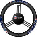 NFL Leather Steering Wheel Cover - Genuine Leather Team Logo Fremont