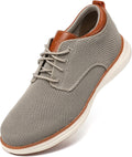 Wide Fit Men's Dress Oxfords Sneakers - Breathable Mesh Comfort