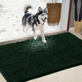 Chenille Absorbent Outdoor Doormat 48 in x 30 in - Washable, Non-Slip