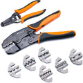 Wirefy Crimping Tool Set 8 PCS - Ratcheting Wire Crimper for Multiple