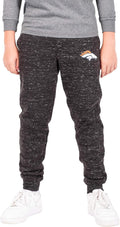 Ultra Game Boys' NFL Black Snow Fleece Jogger Sweatpants - Comfy Team