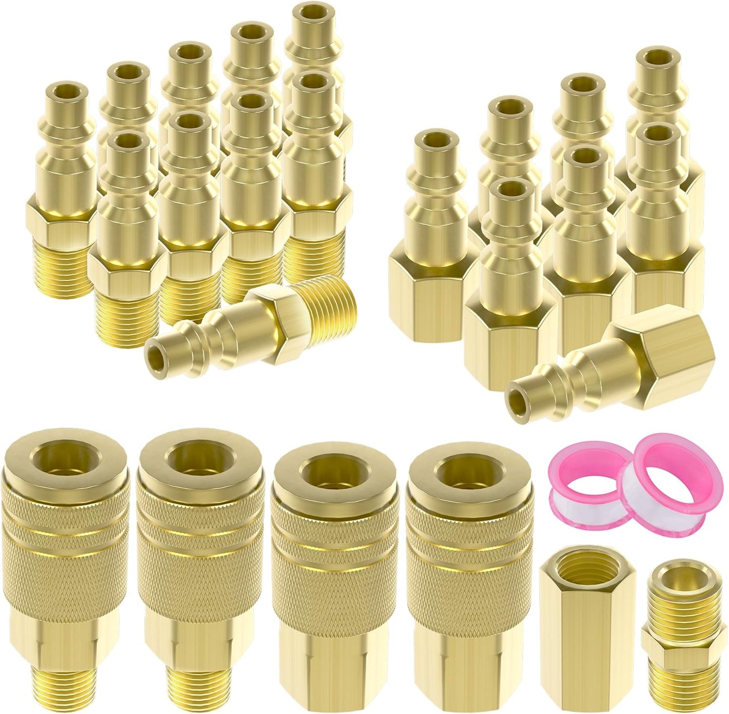 Ailbiuko 26-Pc Air Tool Fittings Set - Quick Connect for Efficient Air Tools