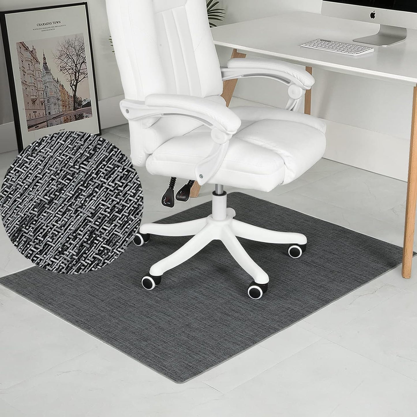 Chair Mat for Hardwood & Tile Floor, 47in x 60in Heavy Duty
