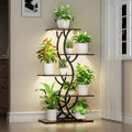 Plant Stand Indoor with Grow Lights - 44in Corner 5-Tier Rack