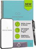 Reusable Executive Notebook 6x8.8 in Teal - App-Connected