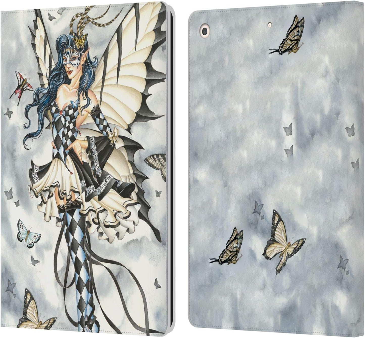 Nene Thomas Symphony in Black and White Fairies iPad Case
