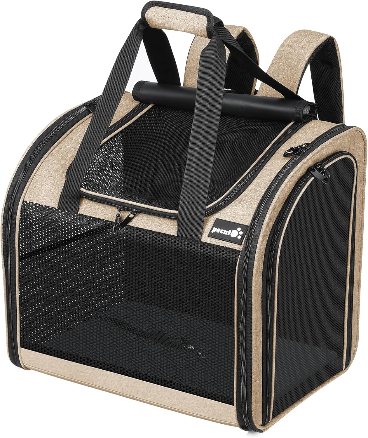 Pecute Cat Backpack Carrier with Widened Space for Comfort