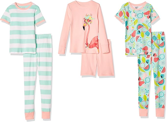 Snug-Fit Cotton Pajama Sleepwear Sets for Babies and Toddlers