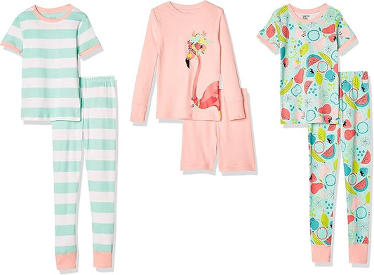 Snug-Fit Cotton Pajama Sleepwear Sets for Babies and Toddlers