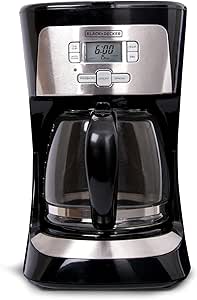 12-Cup Programmable Coffee Maker for Perfect Brews Daily