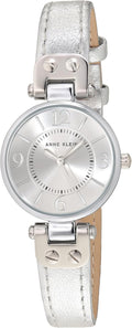 Anne Klein Women's Leather Strap Watch - Classic Small Case