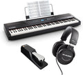88-Key Digital Piano Keyboard with Hammer Action - Pro Bundle