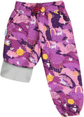 Toddlers Waterproof Fleece-Lined Snow and Rain Pants - Packable Warm