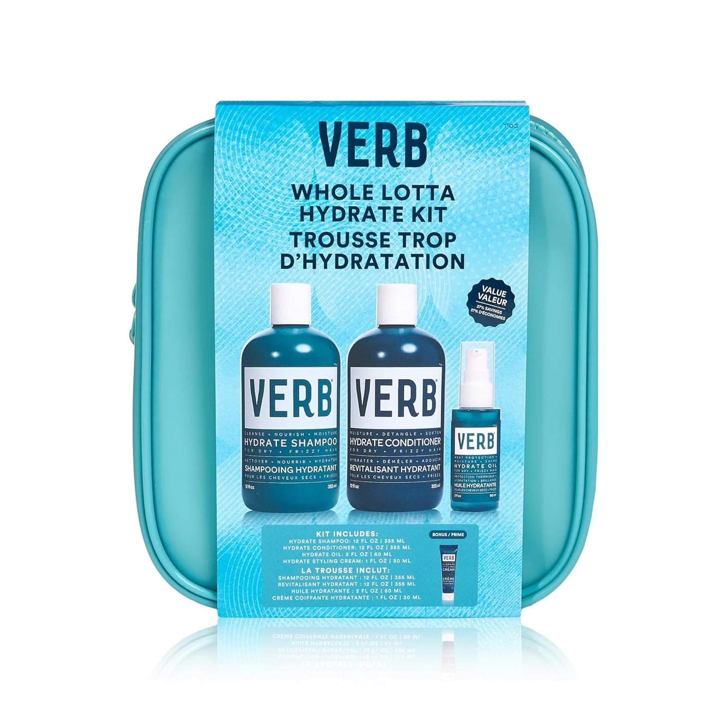 VERB Hydrate Shampoo and Conditioner Duo for Frizzy Hair Care
