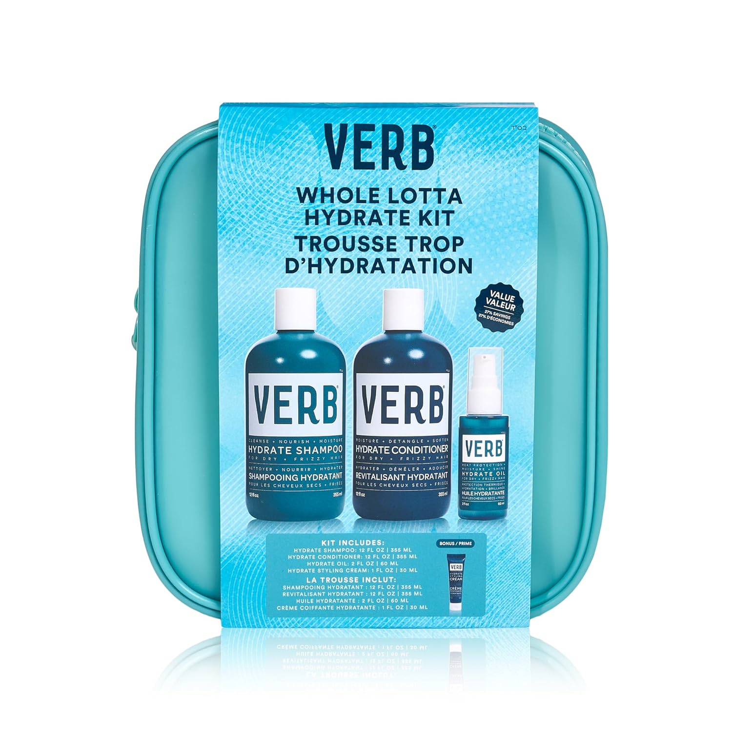 VERB Hydrate Shampoo and Conditioner Duo for Frizzy Hair Care