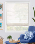 Roman Shades for Windows 34in x 64in - Semi-Sheer Light Filtering