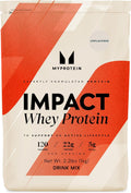 Impact Whey Protein Powder 2.2 Lbs Unflavored - High Protein Recovery