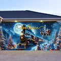 Preboun Christmas Polar Believe Garage Door Decoration for Holiday