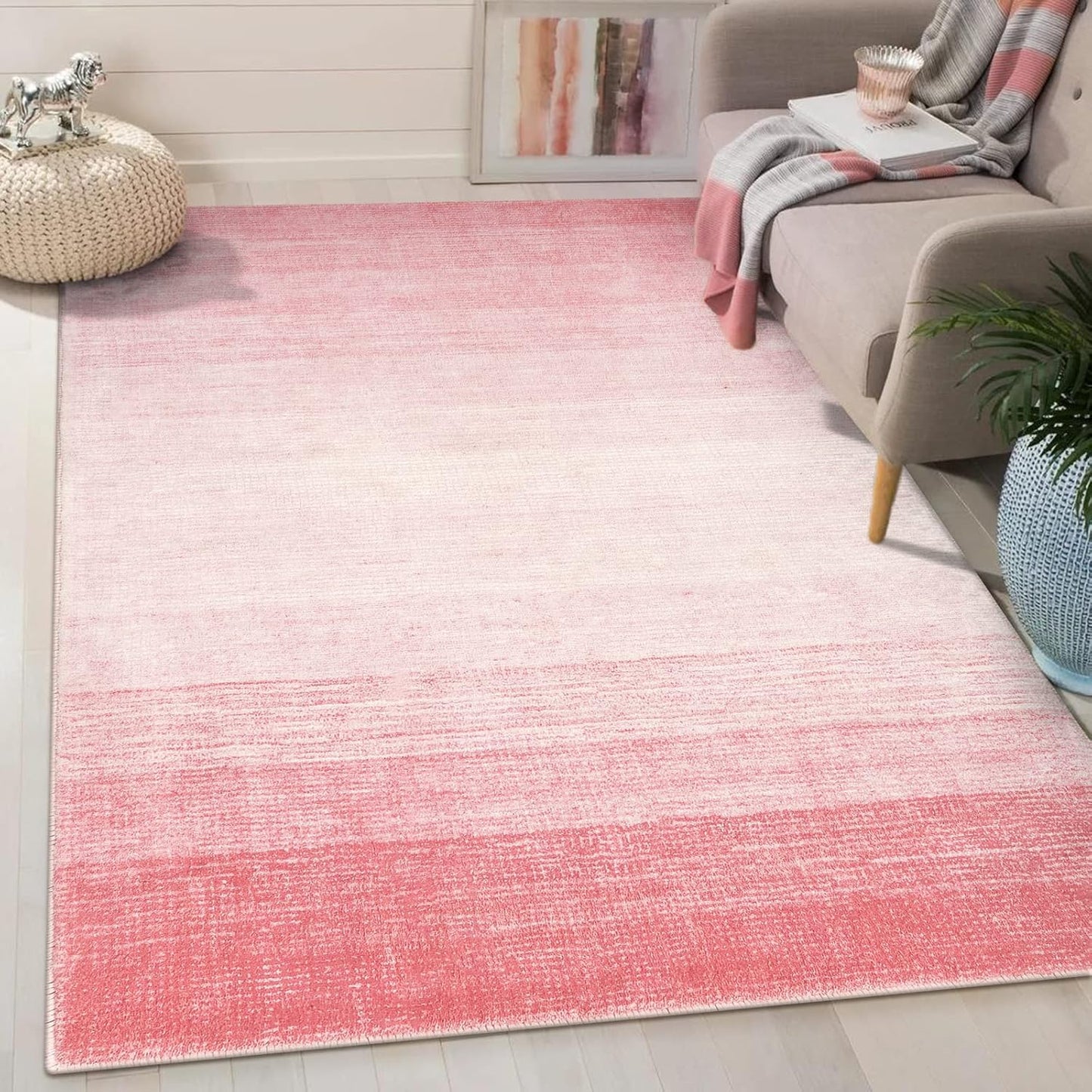 Wonnitar Washable 3x5 Area Rug for Bedroom and Nursery Decor