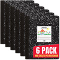 Primary Composition Notebook 7 1/2 x 9 3/4 - 6 Pack for Beginners