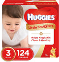 Huggies Little Snugglers Size 3 Baby Diapers, 124 Count - Gentle