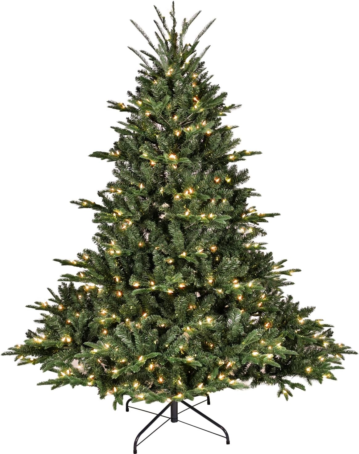 7.5 ft Prelit Christmas Tree with Lights for Holiday Decor