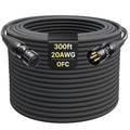 XLR Cables 300ft 1 Pack Professional Gold-Plated Neutrik Rean