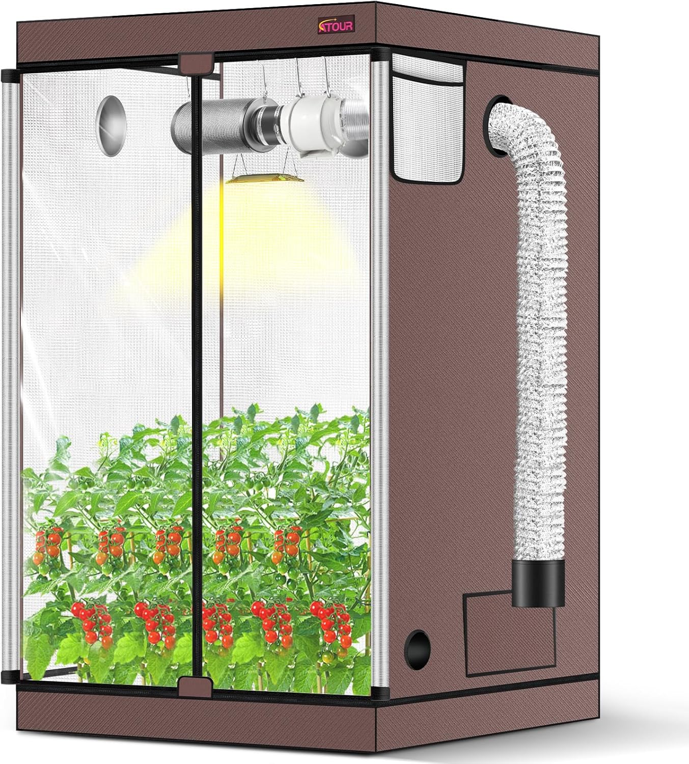High Reflective Mylar 4x4 Grow Tent for Indoor Plant Growth