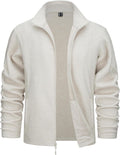 Men's Fleece Jackets Full Zip Lightweight Jacket - Soft Warm Coat