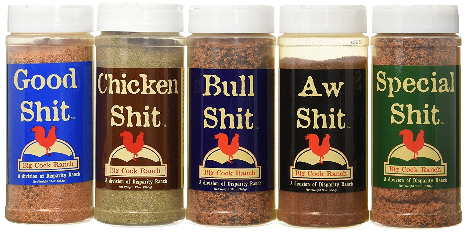 Special Shit Big 5 Sampler - Unique Seasonings for Every Meal
