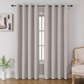 Blackout Curtains 52 x 54 in 2 Panels Set - Total Room Darkening