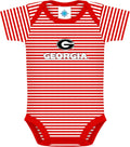 College Baby NCAA Infant Striped Bodysuit for Baby Boys - Soft