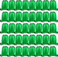 Green Drawstring Backpack Bulk 50 Pack - Reusable Gym Bags