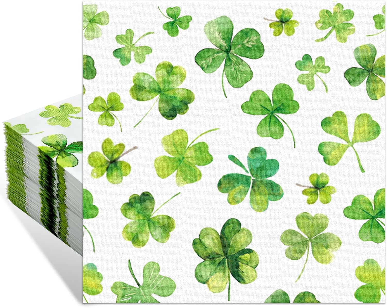 50 Lucky Shamrock Napkins for St. Patrick's Day