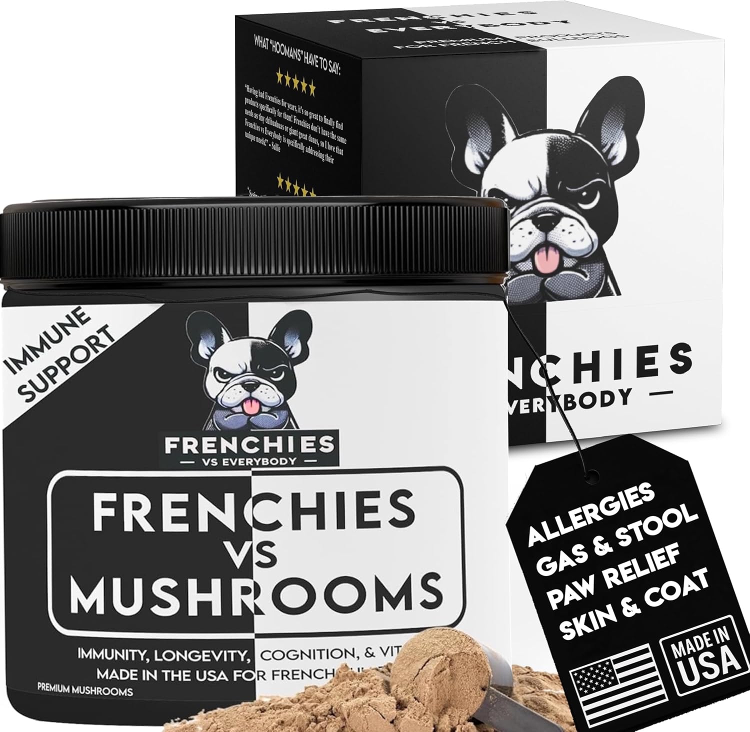 Turkey Tail Mushroom Supplement for Dogs - Immune & Digestive Support