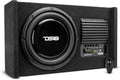 10in Amplified Thin Down-Firing Subwoofer Enclosure - Compact Bass