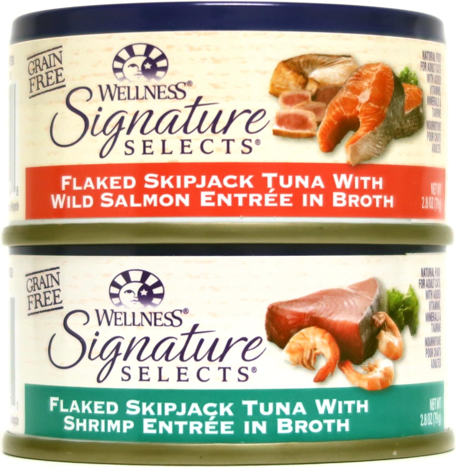 Wellness Natural Grain Free Flaked Wet Cat Food Variety Pack