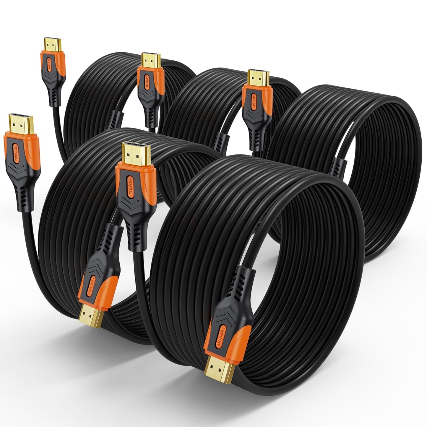 4K HDMI Cable 15 FT High Speed 18Gbps for Home Theater Setup