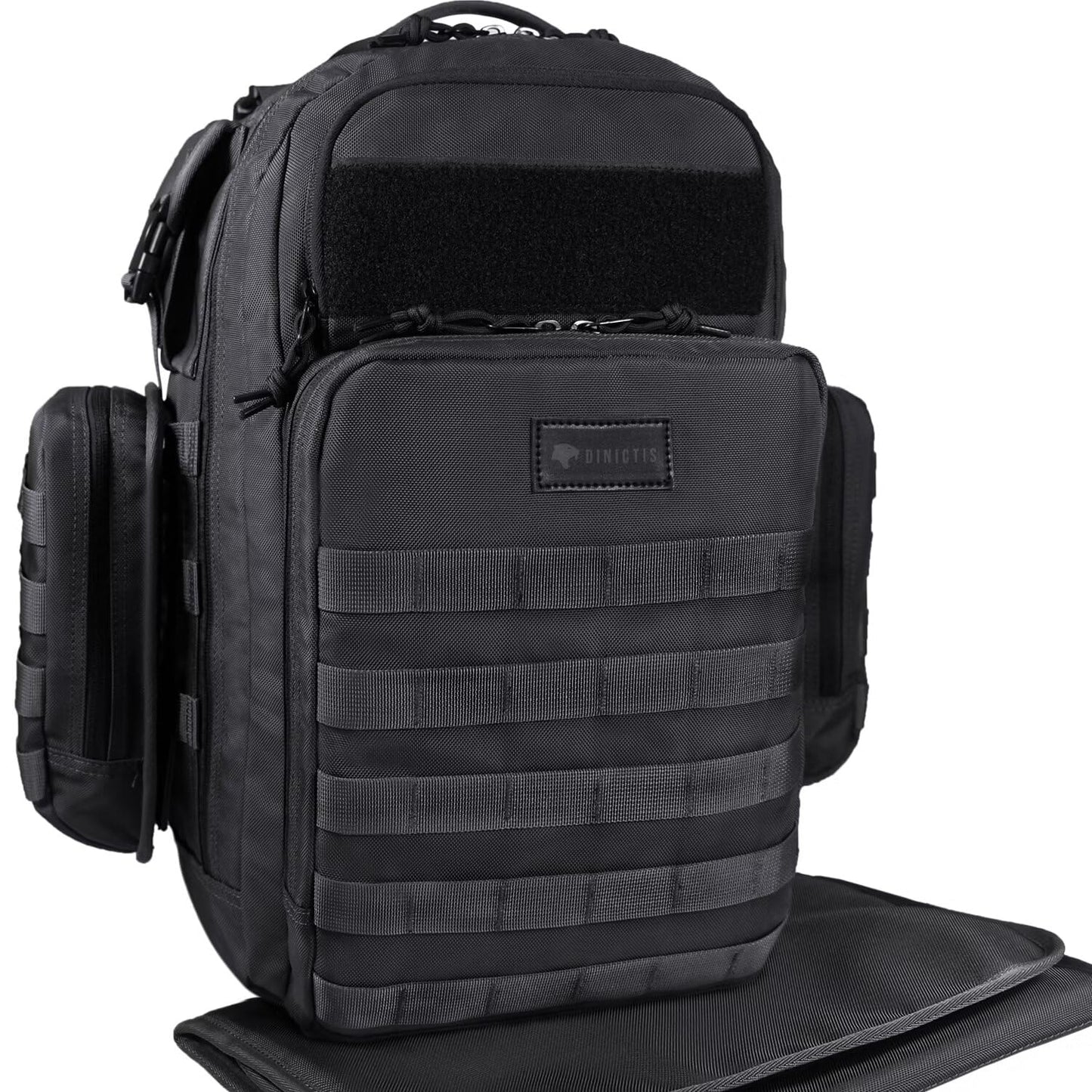 Dad Diaper Bag Backpack with Changing Mat and Molle Webbing