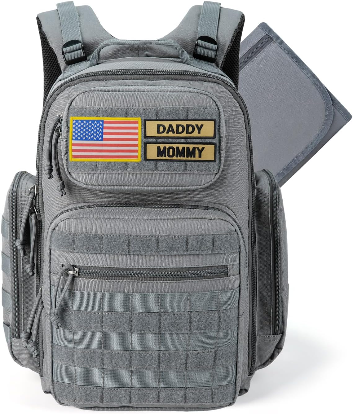 MIRACOL Outdoor Military Diaper Backpack for Adventurous Dads