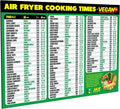 Vegan Air Fryer Cooking Times Magnet