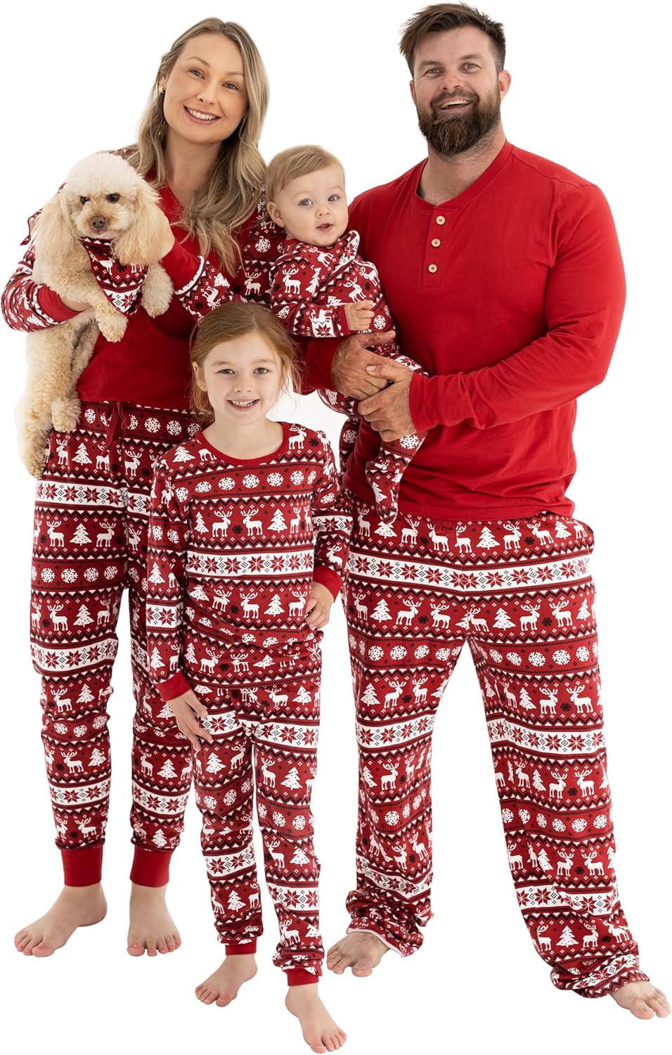 Organic Cotton Christmas Pajamas For Family Matching Sets