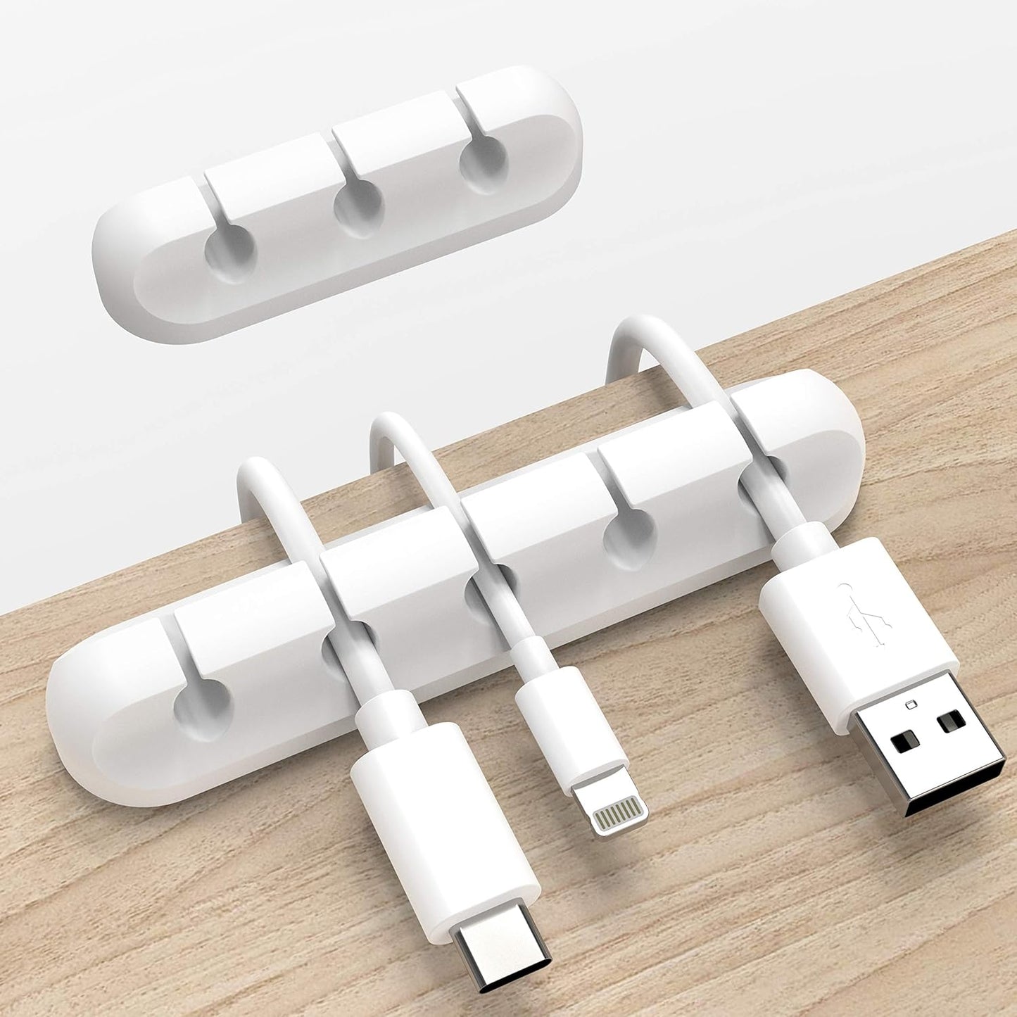 INCHOR White Cable Clips - Ultimate Cable Management Solution
