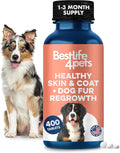 Natural Skin & Coat Supplement for Dogs - Anti Itch, Reduces Shedding