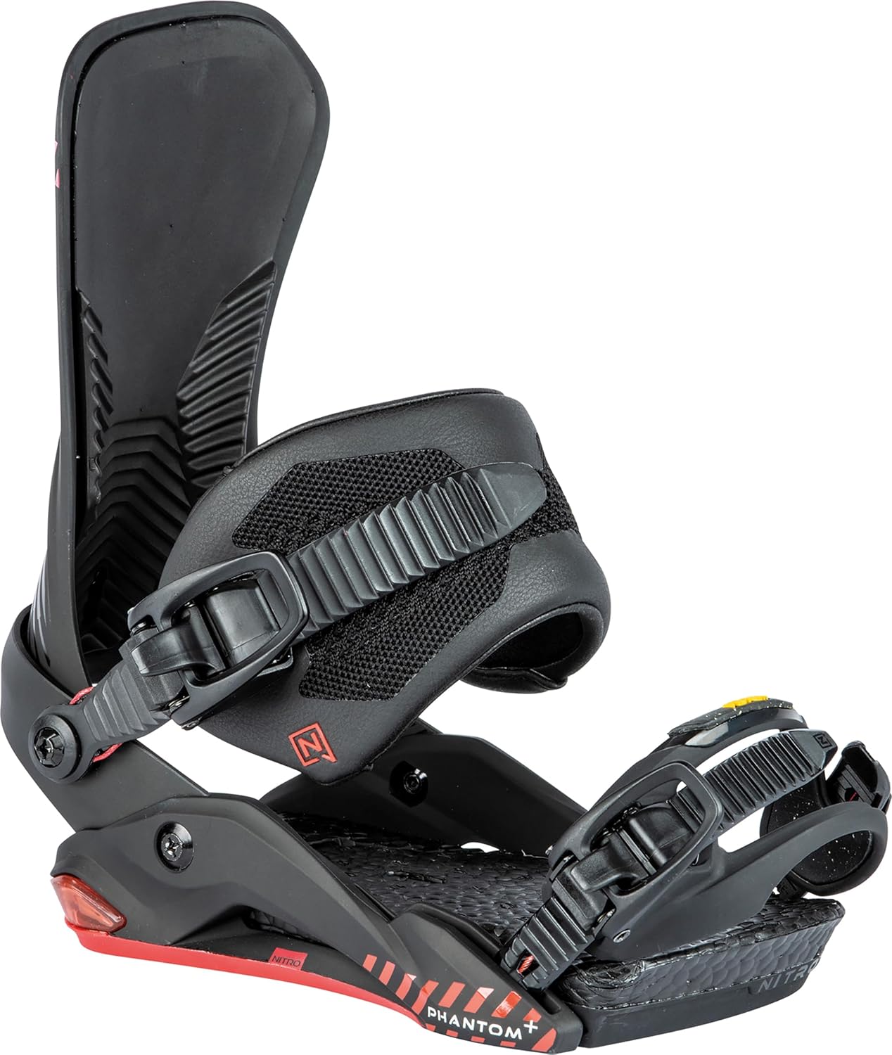 NITRO Phantom+ Snowboard Bindings - Ultra Black, Large