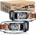 Nilight Headlights Assembly Led DRL for Dodge Ram 1500 2500 3500