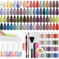 LAVENDER VIOLETS Dip Powder Nail Kit - 36 Colors for Home Use