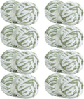 Bulky Fluffy Chunky Chenille Yarn for Hand Knitting - Soft Jumbo Yarn
